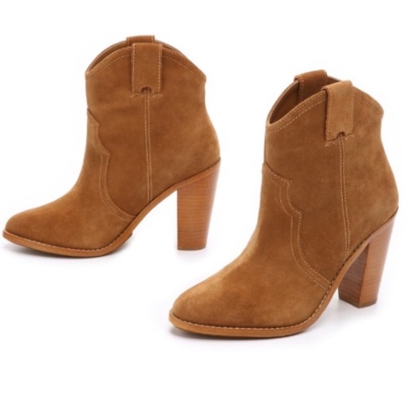 NWT Joie Monte Western Suede Bootie - Picture 1 of 3